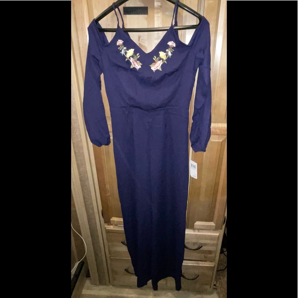 The Edit by Seventeen shoulder less long dress